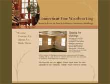 Tablet Screenshot of connecticutfinewoodworking.com